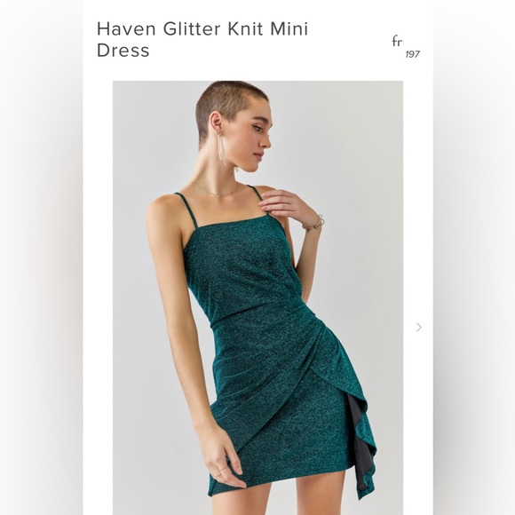 BRAND NEW Trixxi Glitter Knit Mini Dress - Picture 1 of 7